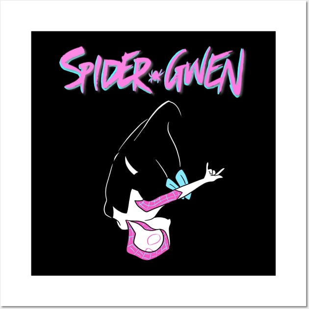 Does whatever a Spider Gwen Can Wall Art by John Caden 64